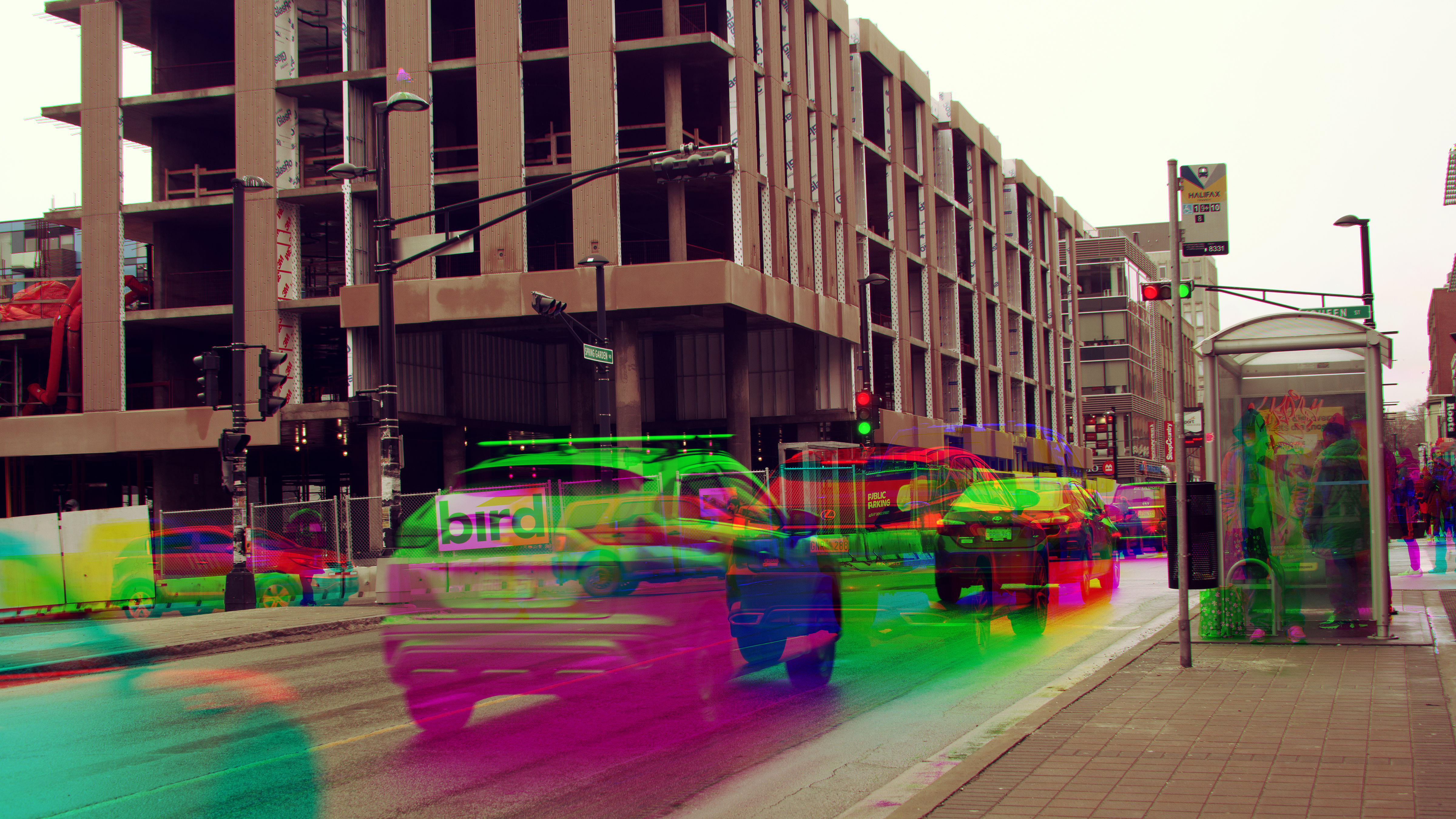 Trichrome: Halifax street scene